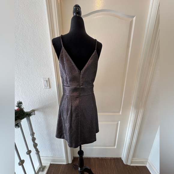 NWT RAMY BROOK Sz 6 Ana Metallic Mini Dress ($495) - Picture 10 of 14